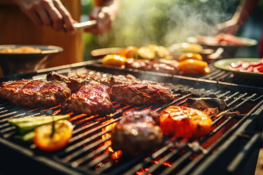 BBQ Cookoff - A Taste of Summer Fictional Character Created By Generative AI. 