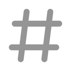 Editable hashtag vector icon. Part of a big icon set family. Perfect for web and app interfaces, presentations, infographics, etc