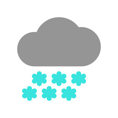 Editable heavy snowfall vector icon. Part of a big icon set family. Perfect for web and app interfaces, presentations, infographics, etc