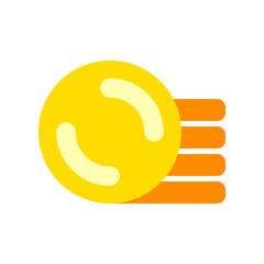 Editable money, coin stack vector icon. Part of a big icon set family. Perfect for web and app interfaces, presentations, infographics, etc