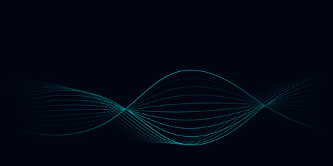 abstract background with lines. Abstract smooth wave background style. Blue background , blue sky and violet wave color. Technology background by illustrator. Vector. 