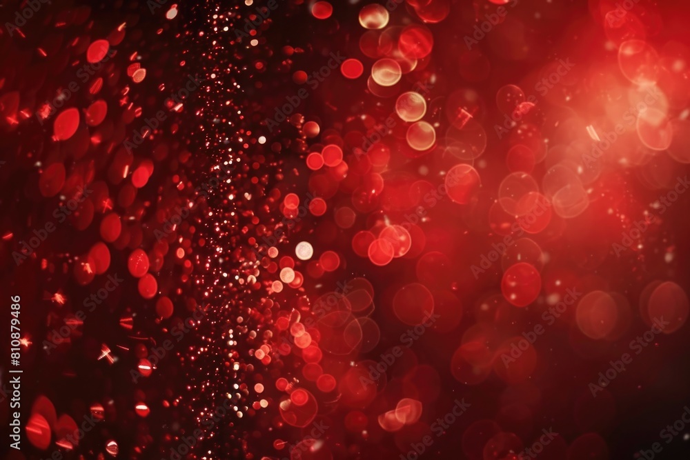 Aufkleber a red background with a red line and red dots