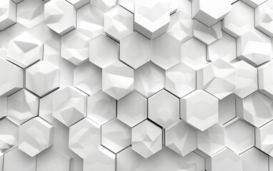 3d white background with hexagon pattern, white color, simple design, white gradient background, high resolution, high quality, high detail, high definition 

