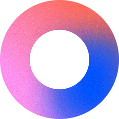 Cool Shape Perfect Circle Seamless Loop Soft Pastel Full Circle Gradient with Noisy Effect Seamless for Modern Brand Logos