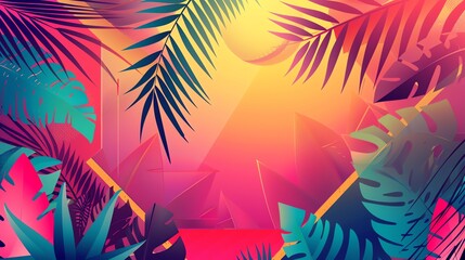 Entrancing abstract colorful compositions for product announcements