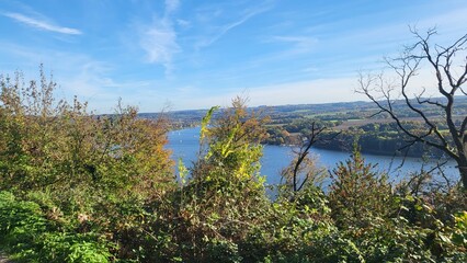 Ruins of a medieval castle in Essen