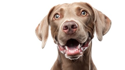 A happy-looking, playful dog 