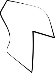 ink outline abstract