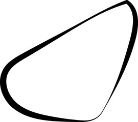 Fototapeta premium ink outline abstract