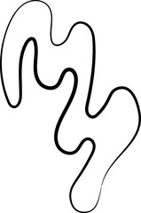 ink outline abstract