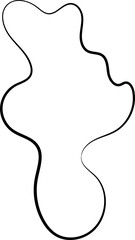 ink outline abstract