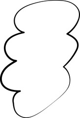 ink outline abstract