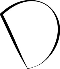 ink outline abstract