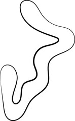 ink outline abstract