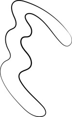 ink outline abstract