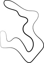 ink outline abstract