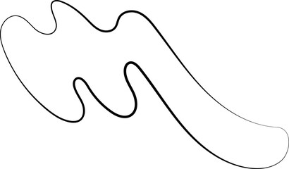 ink outline abstract