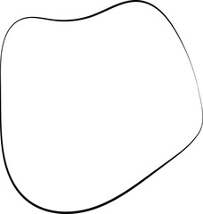 ink outline abstract