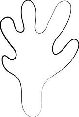 ink outline abstract