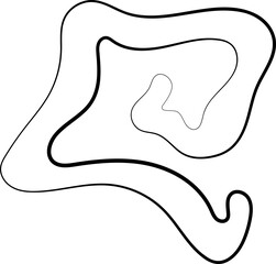 ink outline abstract