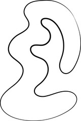 ink outline abstract