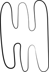 ink outline abstract