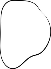 ink outline abstract