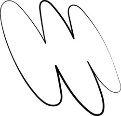 ink outline abstract