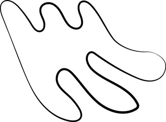 ink outline abstract