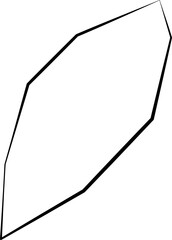 Obraz premium ink outline abstract