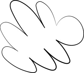 ink outline abstract