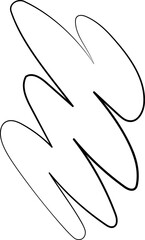 ink outline abstract