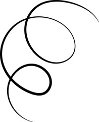 ink outline abstract