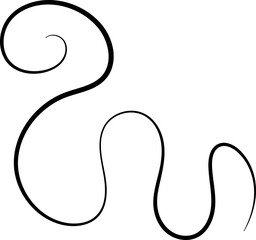 ink outline abstract