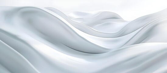 Naklejka premium White silk fabric abstract 