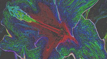 abstract background with a colored dynamic waves blurry background. Illustration suitable for wave design