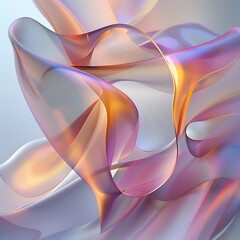 abstract background with colored flowing liquid shapes