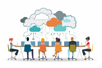 Note taking on desktopss professional collaboration in hosted networks, community engagement in online coworking spaces through innovative cloud services