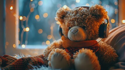 Enhance your mood with a melodic teddy bear toy that plays soothing tunes igniting your brain with the power of music for therapeutic benefits