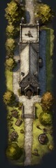 DnD Battlemap battle, map, chapel, detailed, strategic, setting