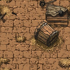 a beaten earth floor texture tile seamless background