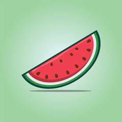 Fresh Watermalon fruit vector illustration design
