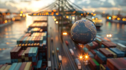 グローバル貿易｜global trade　Generative　AI - obrazy, fototapety, plakaty