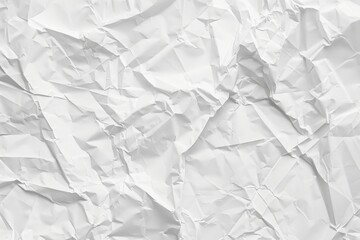Obraz premium White Paper Texture background. Crumpled white paper abstract shape background with space paper for text - generative ai. Beautiful simple AI generated image in 4K, unique.