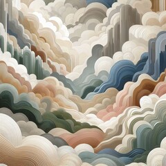 Fototapeta premium abstract background with clouds