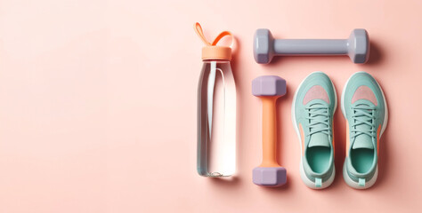 Ready for a Workout: Gym Shoes and Equipment