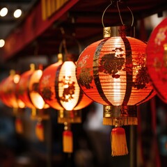 Oriental Lamp Store - Red and Gold Decorative Lamps