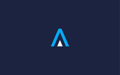 letter a with rocket logo icon design vector design template inspiration