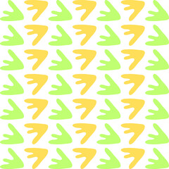 Pattern design with floral motif