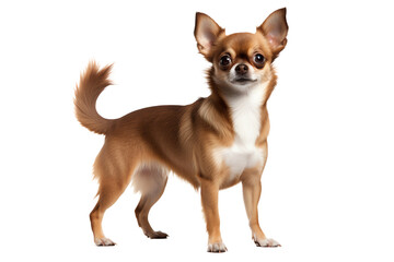 Obraz premium A Chihuahua is a small dog breed that originated in Mexico